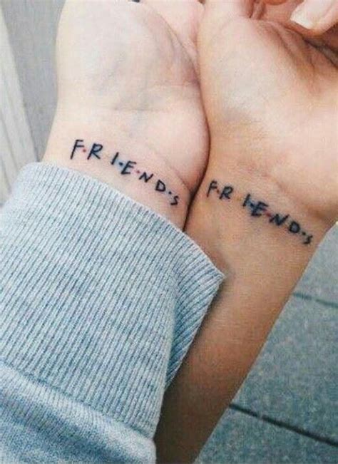 cute bestie tattoos|guy girl best friend tattoos.